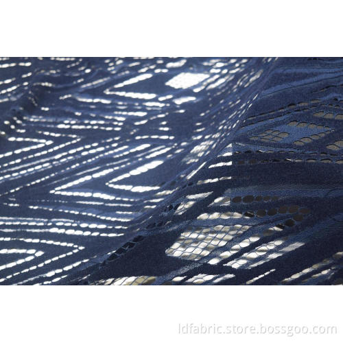 Chenille-Spitzengewebe aus Nylon-Polyester